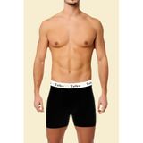 Tutku Erkek Boxer, 3'lü Paket, Elastan Spor, Siyah, L Beden
