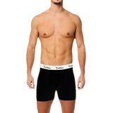 Tutku Erkek Boxer, 3'lü Paket, Elastan Spor, Siyah, XL Beden