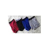 Tutku Erkek Boxer, 4'lü Paket, Elastan Lycra, Siyah-Gri-Bordo-Mavi, XL Beden
