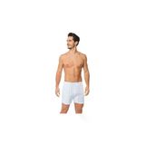 Tutku Erkek Boxer Beyaz %100 Pamuk Penye Paçalı Külot 6 Adet 0016