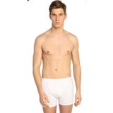Tutku Erkek Boxer, Beyaz, Elestan Likralı, 6'lı Paket, L Beden