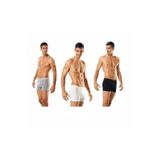 Tutku Erkek Boxer, Beyaz, Pamuklu Elastan Likralı, 3lü Paket, S Beden