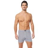 Tutku Erkek Boxer, Çok Renkli, Pamuklu, Baskılı, 3'lü Paket, Beden 4
