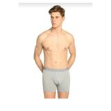 Tutku Erkek Boxer, Elastan Likralı, 3'lü Paket, Gri, S Beden