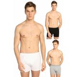 Tutku Erkek Boxer, Karışık Renk, 3'lü Paket, Likralı, S Beden