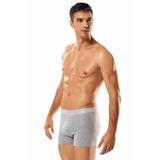 Tutku Erkek Boxer, Likralı, 3'lü Set, Gri, XL Beden