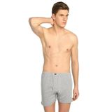 Tutku Erkek Boxer, Penye Kumaş, Uzun Paçalı, Gri, 3XL, 6'lı Set