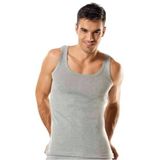 Tutku Erkek Büyük Beden Ribana Renkli Atlet 6'lı Ekonomik Paket - 2XL - Gri