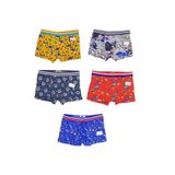 Tutku Erkek Çocuk 6'lı Boxer Seti, Desenli, 9-10 Yaş, Renkli