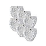 Tutku Erkek Çocuk 6'lı Paket Kom Slip Külot%100 Pamuklu, Beyaz, 8-9 Yaş