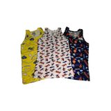 Tutku Erkek Çocuk Atlet, 3'lü Set, Karışık Renkler, 3/4 Beden