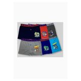 Tutku Erkek Çocuk Boxer, Çok Renkli, 6'lı Paket, 6-8 Yaş