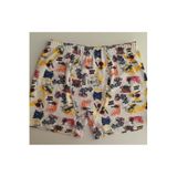 Tutku Erkek Çocuk Boxer, Pamuklu Elastanlı, Desenli, Beyaz, 5-7 Yaş