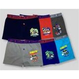 Tutku Erkek Çocuk Boxer Renkli Baskılı 6'lı Paket Elastan Pamuklu Rahat Paça - 3 - 4 Yaş - Karışık
