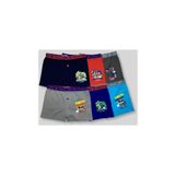 Tutku-Erkek Çocuk Çok Renkli 6'Lı Paket Elastan Pamuk Baskılı Boxer (3)