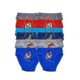 Tutku Erkek Çocuk Desenli Slip Külot Pamuklu 12'li Paket, Asorti, 5-6 Yaş