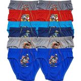 Tutku Erkek Çocuk Desenli Slip Külot Pamuklu 12Li Paket