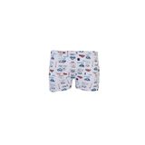 Tutku Erkek Çocuk Elastan Emprime Boxer, 3 Adet, Kombin, 2 Beden