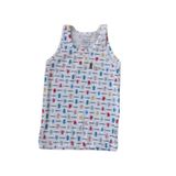Tutku Erkek Çocuk Geniş Askılı Baskılı Atlet, 5-6 Yaş, Desenli, 3'lü Set