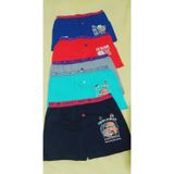 Tutku Erkek Çocuk Pamuklu Boxer, 3'lü Paket, Siyah-Kırmızı-Mavi-Gri-Lacivert, Beden 3