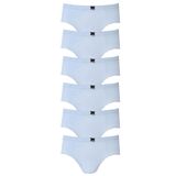Tutku Erkek Çocuk Pamuklu Slip Külot 6'lı Paket, Beyaz, 2