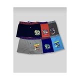 Tutku Erkek Çocuk Renkli 6 Lı Boxer, Çok Renkli, 2-4 Yaş