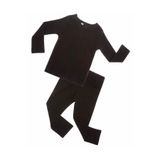 Tutku Erkek Çocuk Termal Alt Üst Takım,%60 Polyester%35 Viscon%5 Elastan, Siyah, 8-9 Yaş