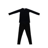 Tutku Erkek Çocuk Termal İçlik Takımı,%60 Polyester%35 Viskon%5 Elastan, Siyah, 6 Yaş