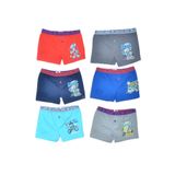 Tutku Erkek Çocuk Turuncu Elastan Boxer 6'lı, Çok Renkli, 6-9 Yaş