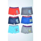Tutku Erkek Çocuk Turuncu Elastan Boxer 6'Lı