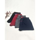 Tutku Erkek Düğmeli Penye 4'lü Boxer %100 Pamuk Karışık Renkli Düz Desen - 2XL - Siyah