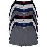 Tutku Erkek Düz Penye Boxer, 6 Adet, Siyah Lacivert Gri Antrasit, XL Beden