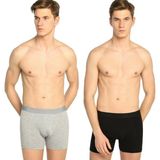 Tutku Erkek Elastan Likralı Boxer 6'lı Paket (3 Siyah - 3 Gri) - Siyah - Gri - 2XL