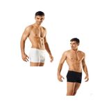 Tutku Erkek Elastan Likralı Boxer 6'lı Paket, Siyah-Beyaz, L