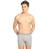 Tutku Erkek Gri Likralı Elasten Boxer, 12'li Paket, S Beden
