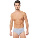 Tutku Erkek Gri Slip Külot,%100 Pamuk, 6'lı Paket, S Beden