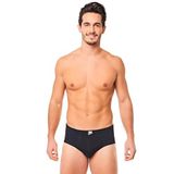 Tutku Erkek Kom Pamuklu Penye Slip Külot 6'lı Paket (Model No-0109), Siyah, M