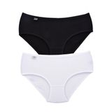 Tutku Erkek Külot 2li Set, Siyah Beyaz, XL/2XL Beden
