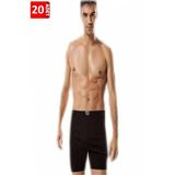 Tutku Erkek Külotu,%100 Pamuk, Ribana, Renkli Paçalı, Siyah, XL, 20'li Paket