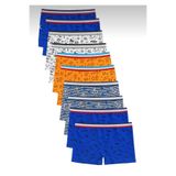 Tutku Erkek Kuzey Underwear 0254 Çocuk Elastan Emp Boxer (6'lı), Çok Renkli, 3-4 Yaş