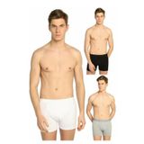 Tutku Erkek Likralı Elastan Boxer Karışık Renk 10'lu Paket, Çok Renkli, S