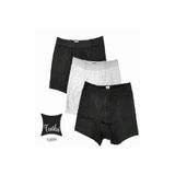 Tutku Erkek Likralı Elastan Boxer Renk 12'li Paket, Gri, 2XL