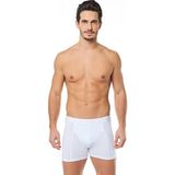 Tutku Erkek Likralı Elasten Boxer 3'lü Paket - 2XL - Beyaz