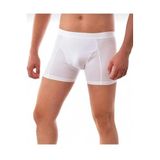 Tutku Erkek Likralı Elestan 2 Adet, 2 Adet Beyaz, 2 Adet Gri Boxer, Siyah, 2XL