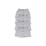 Tutku Erkek Penye Boxer, Gri, XL Beden, 4 Adet