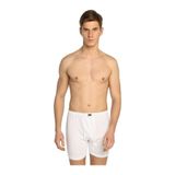 Tutku Erkek Penye Boxer, Paçalı,%100 Pamuklu, Beyaz, 2XL Beden, 12'li Paket