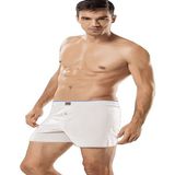 Tutku Erkek Penye Boxer - S - Beyaz