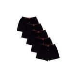 Tutku Erkek Penye Boxer, Siyah, 5'li Paket, 2XL Beden