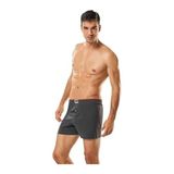 Tutku Erkek Penye Düğmeli 12`Li Boxer S-1, Füme, XL