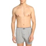 Tutku Erkek Penye Düğmeli Boxer, Gri, XL Beden